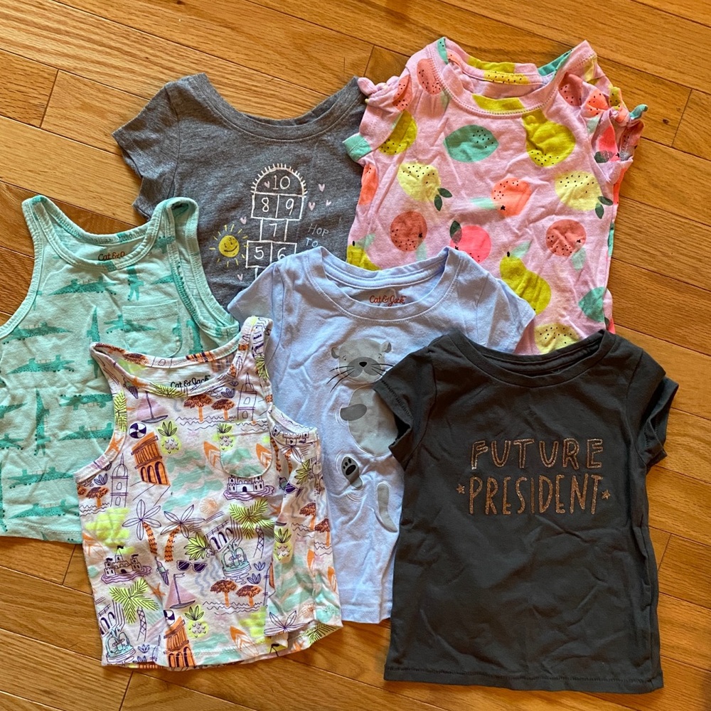 Lot of 6 18mo tshirts